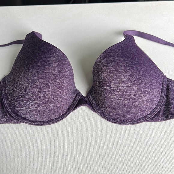 Victoria’s Secret purple uplift semi Demi bra 32B - Picture 1 of 4